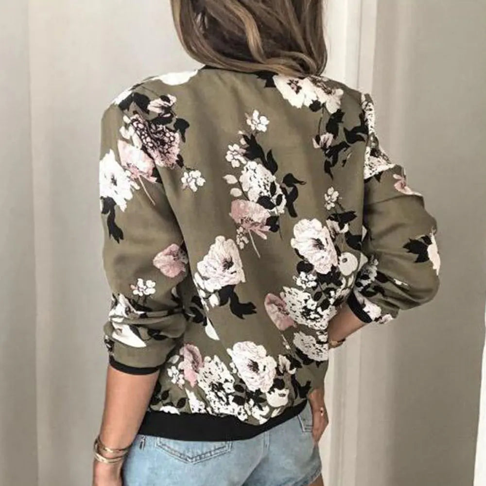 Josie - Floral Spring Bomber