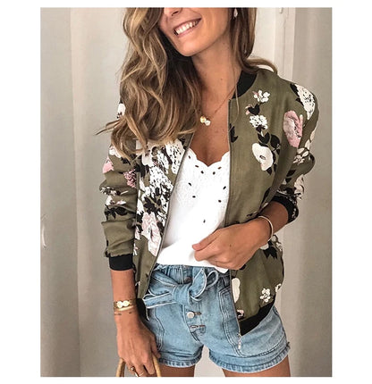 Josie - Floral Spring Bomber