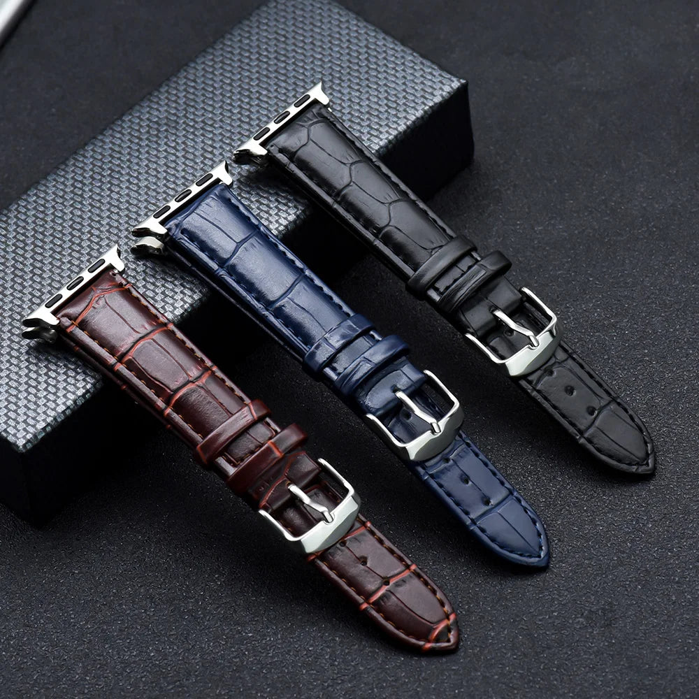 Vic - Leather Apple Watch Band