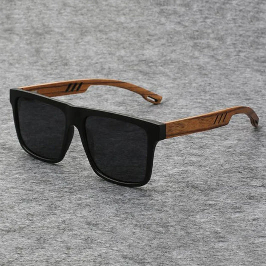 Vesuvio -  Bamboo Wood Polarized Sunglasses