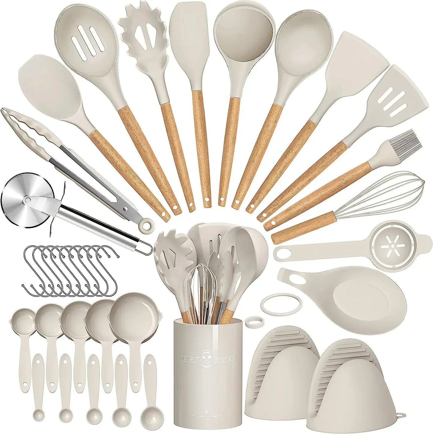 36 PCS Silicone Kitchen Cooking Utensil Set