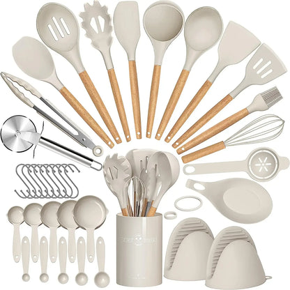 36 PCS Silicone Kitchen Cooking Utensil Set