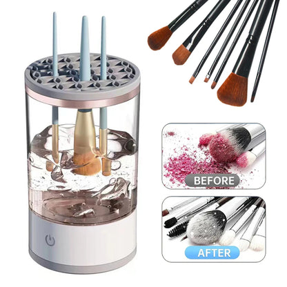 3 In 1 Automatic Makeup Brush Cleaner