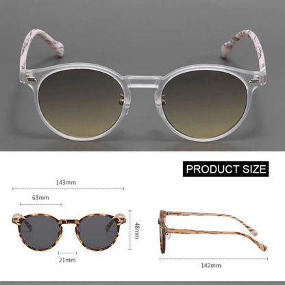 Luna -Wood Grain UV Protection Sunglasses