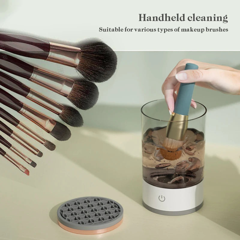 3 In 1 Automatic Makeup Brush Cleaner