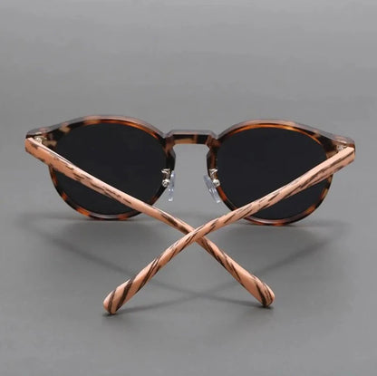 Luna -Wood Grain UV Protection Sunglasses